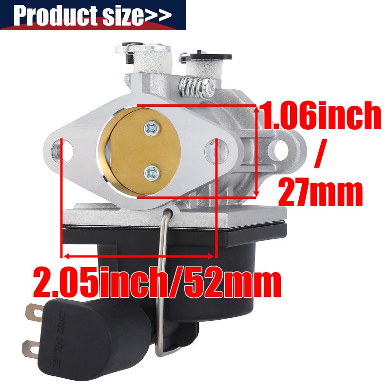 QAZAKY Carburetor Compatible with Tecumseh 640330 640330A 640034 640034A 640072 640072A 640159 OV490EA OHV14 OHV15 OHV16 OHV17 OHV135 OHV140 OHV150 OHV155 OHV160 OHV165 OHV170 OHV175 OHV180 - Image 2
